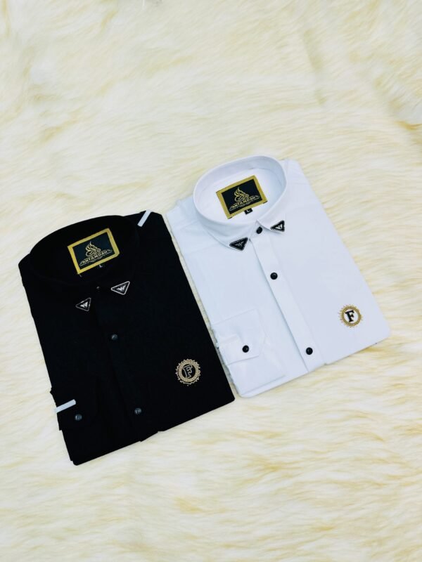 Premium Shirt Combo ✅ 2 pc Black & White